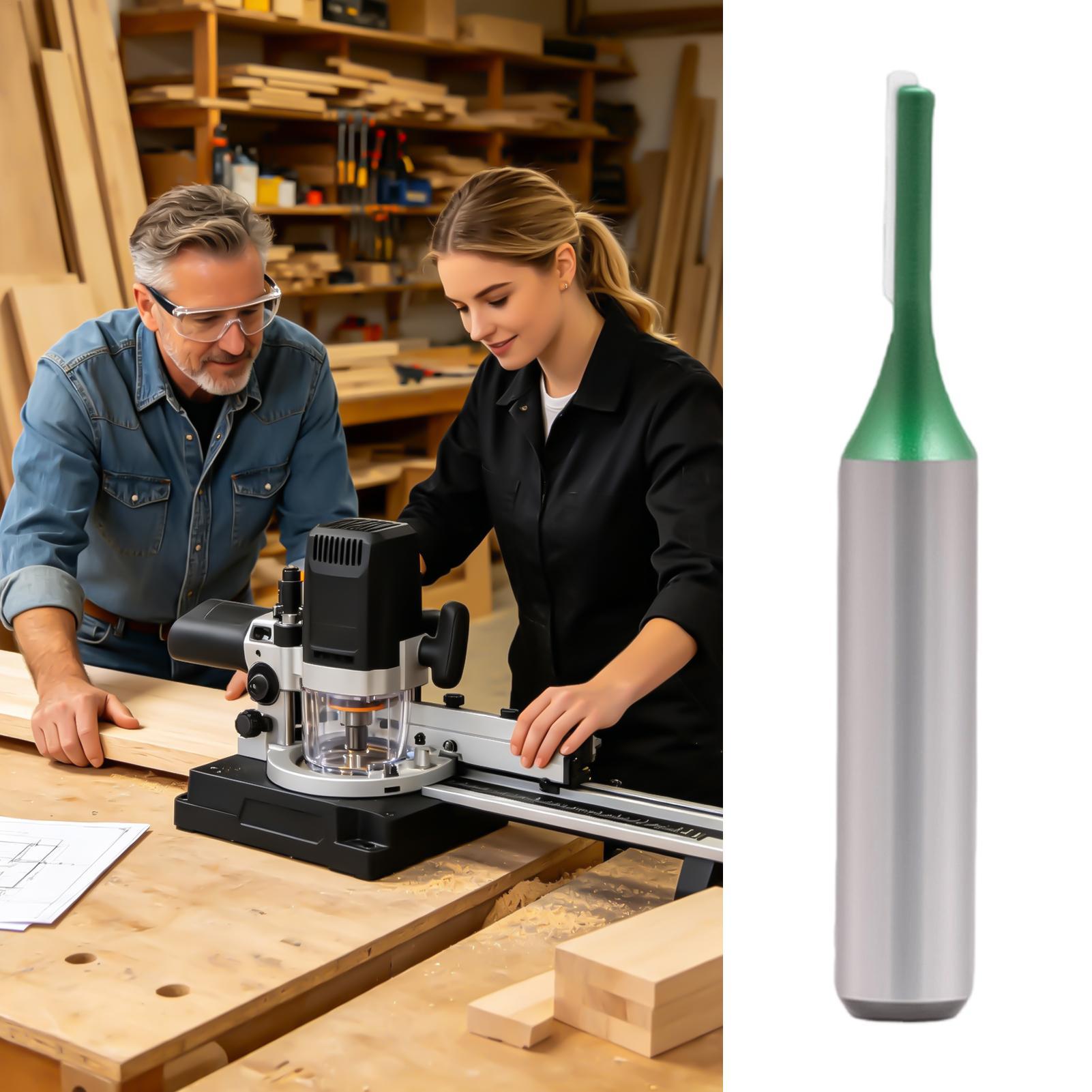 Woodworking Groove - Straight Router Bits 0.3 Inch Shank