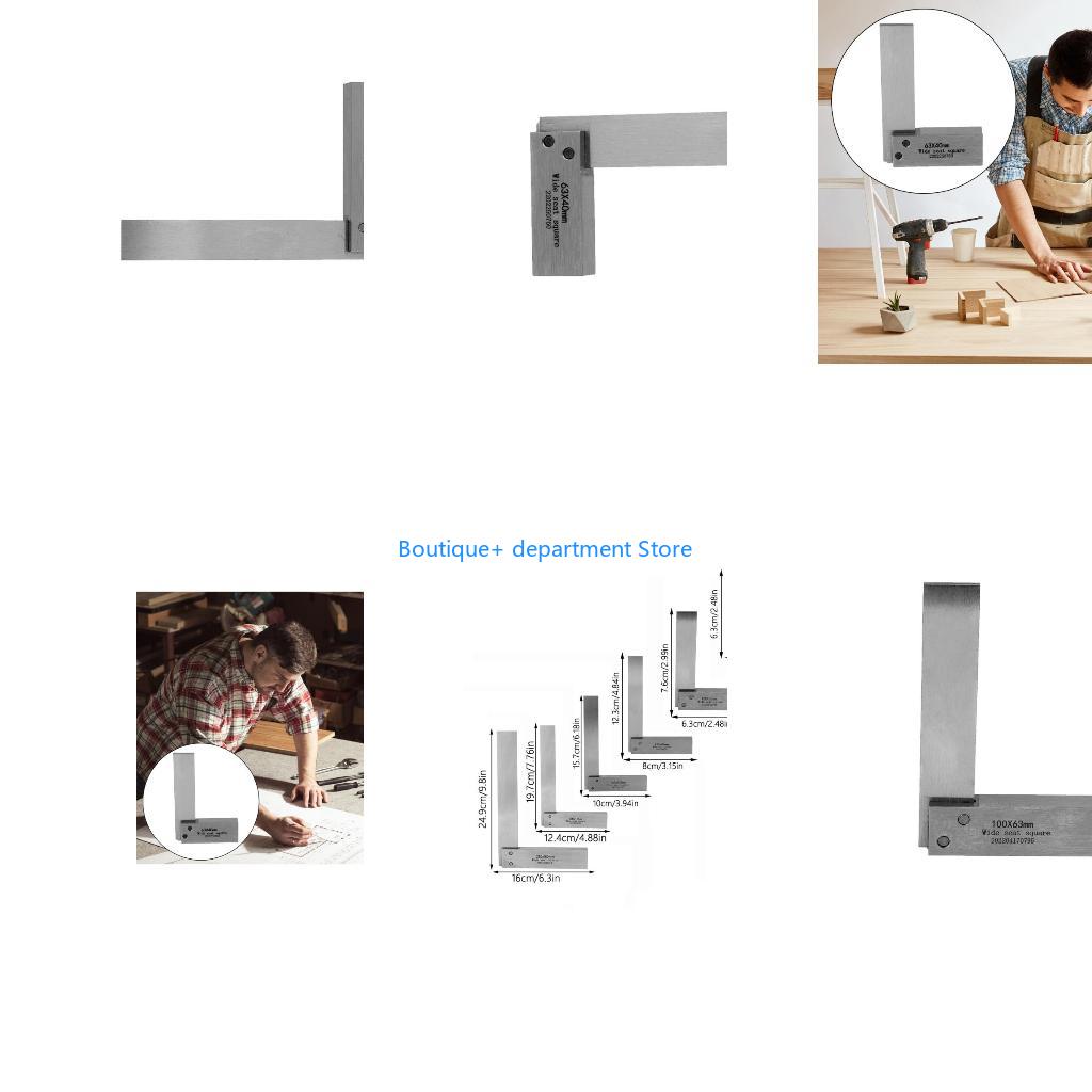 Woodworking For Engineers - E1PD Machinist Square L-Type Measuring Tool