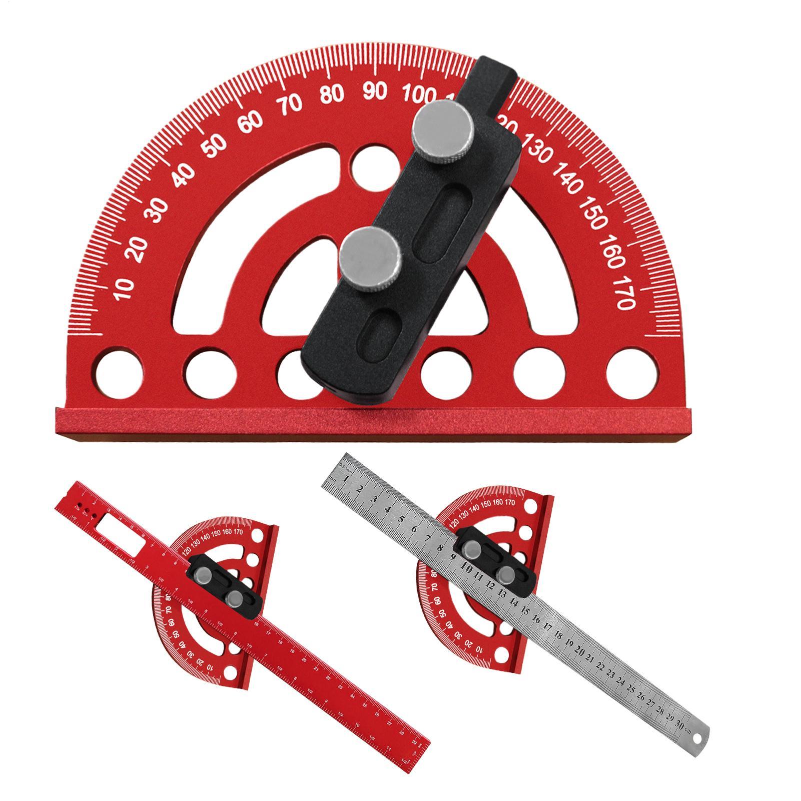 Woodworking For Engineers - Angle Ruler Precision 0-180 Degree Measuring