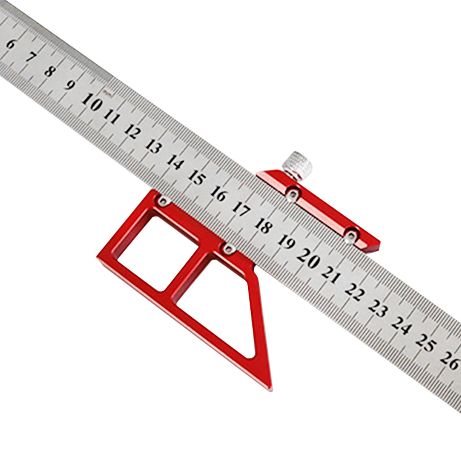 Woodworking For Engineers - 45 90 Degree Miter Triangle Ruler,45