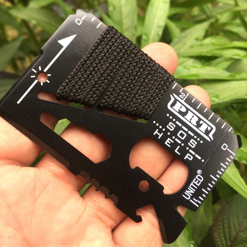 Card Scraper Steel - 14 In 1 Multi Functional Stainless