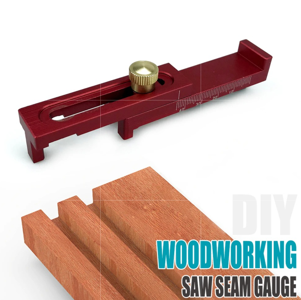 Woodworking Kerf - Aluminum Alloy Saw Kerf Gauge, Woodworking