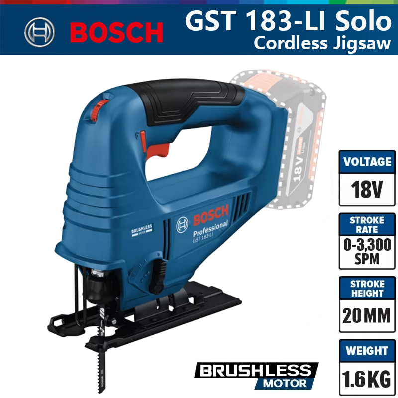 Woodworking Multi Tool - Bosch GST 183-LI Professional Electric Jig