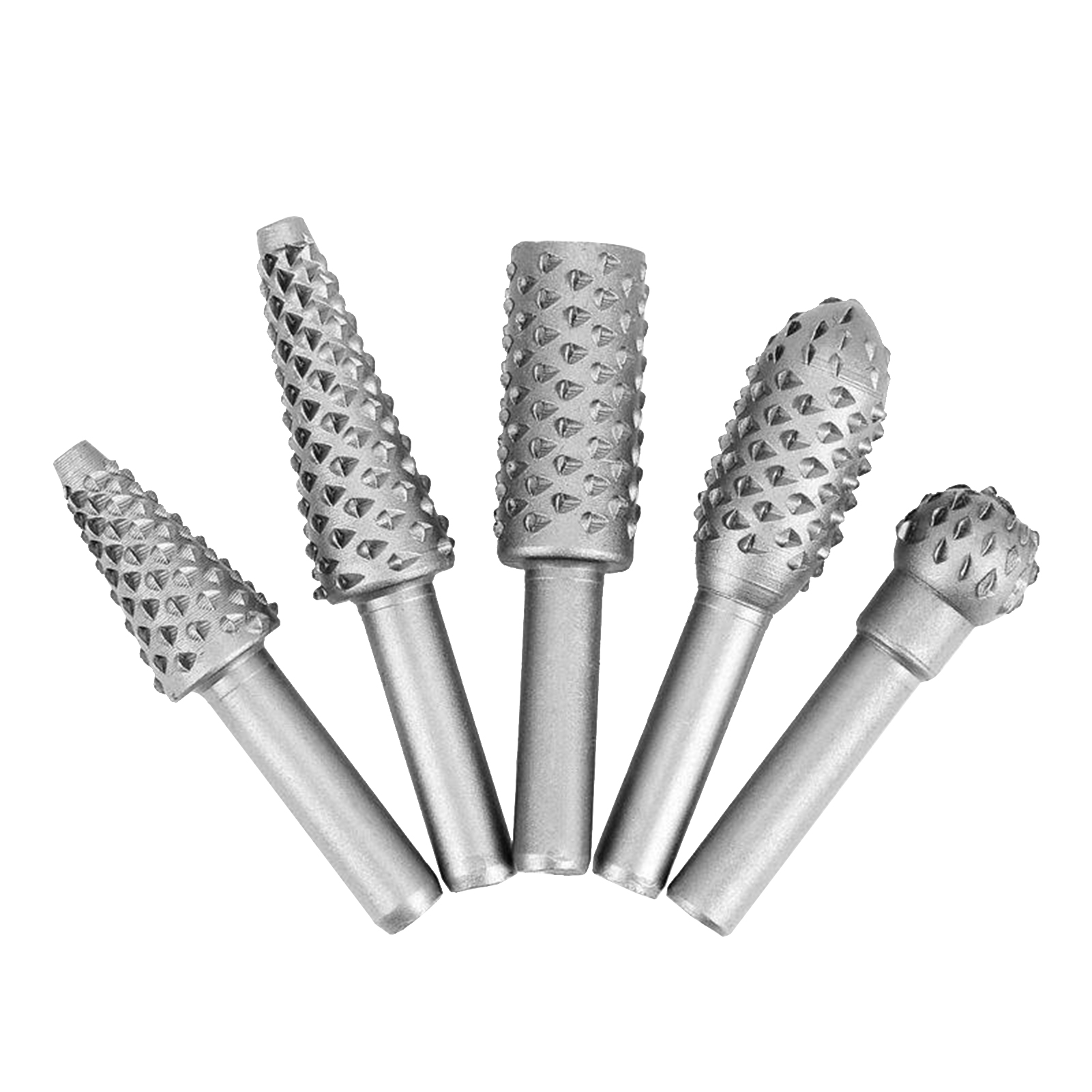 Woodworking Drill Bits - 5Pcs Rotary Burr Rasp Woodworking Drill
