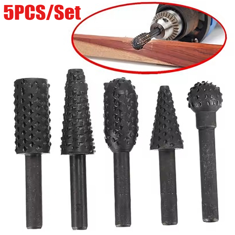 Woodworking Files And Rasps - 5pcs Rasp File Drill Bits Rasp