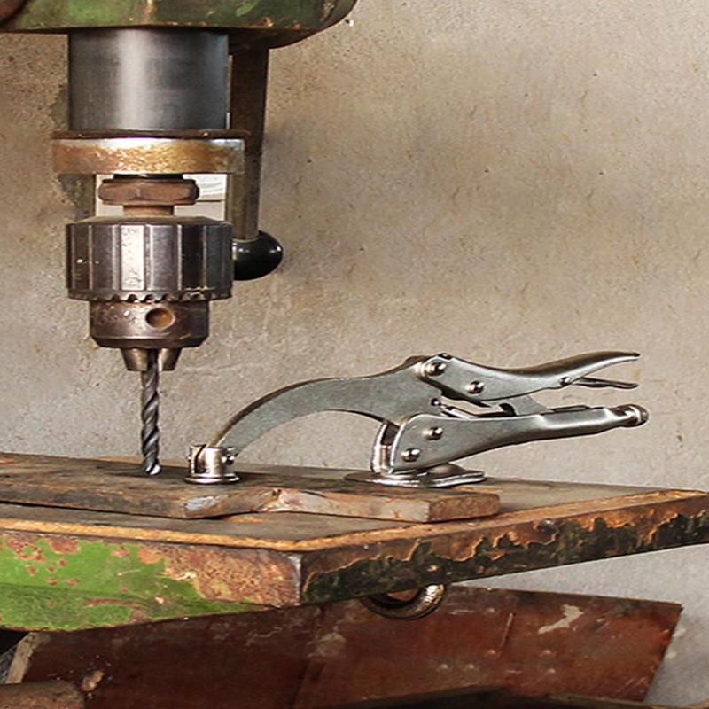 Woodworking Quick Release Vise - Drill Press Locking Clamp 9 Inch