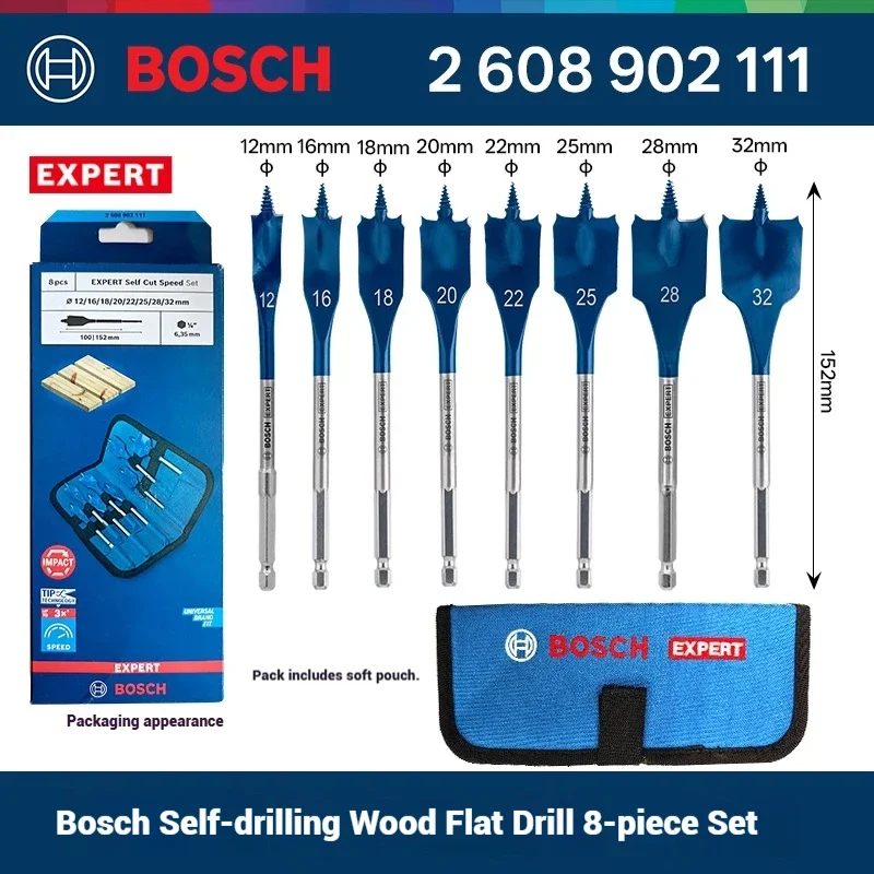 Woodworking Drill Bits - Bosch EXPERT Self Cut Speed Spade