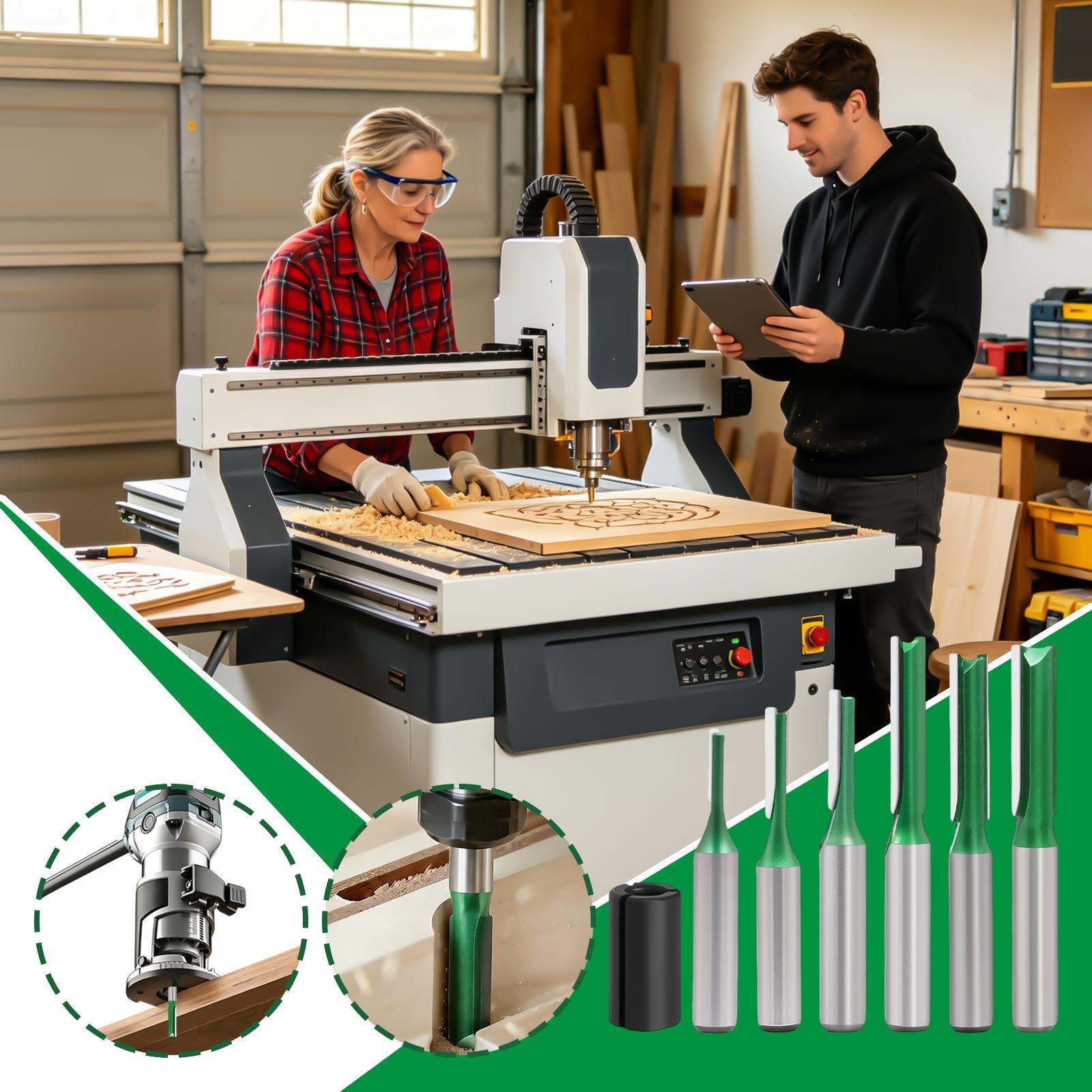 Straight Router Bits 0.3 Inch  - огляд і ціна Woodworking Groove