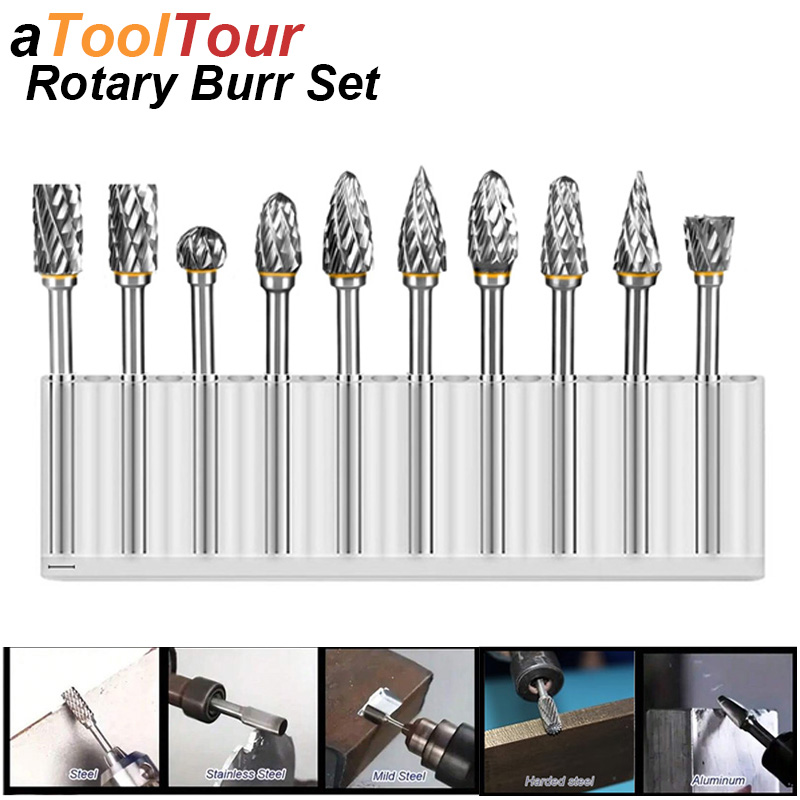 Tungsten Carbide Burr Set Bear - огляд і ціна Woodworking Files And Rasps