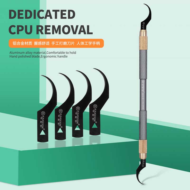 KGX CPU Glue Removal Blade Set - огляд і ціна Card Scraper Steel