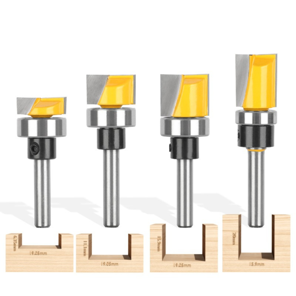 1/4Inch Shank Flush Trim Route - огляд і ціна Woodworking Groove