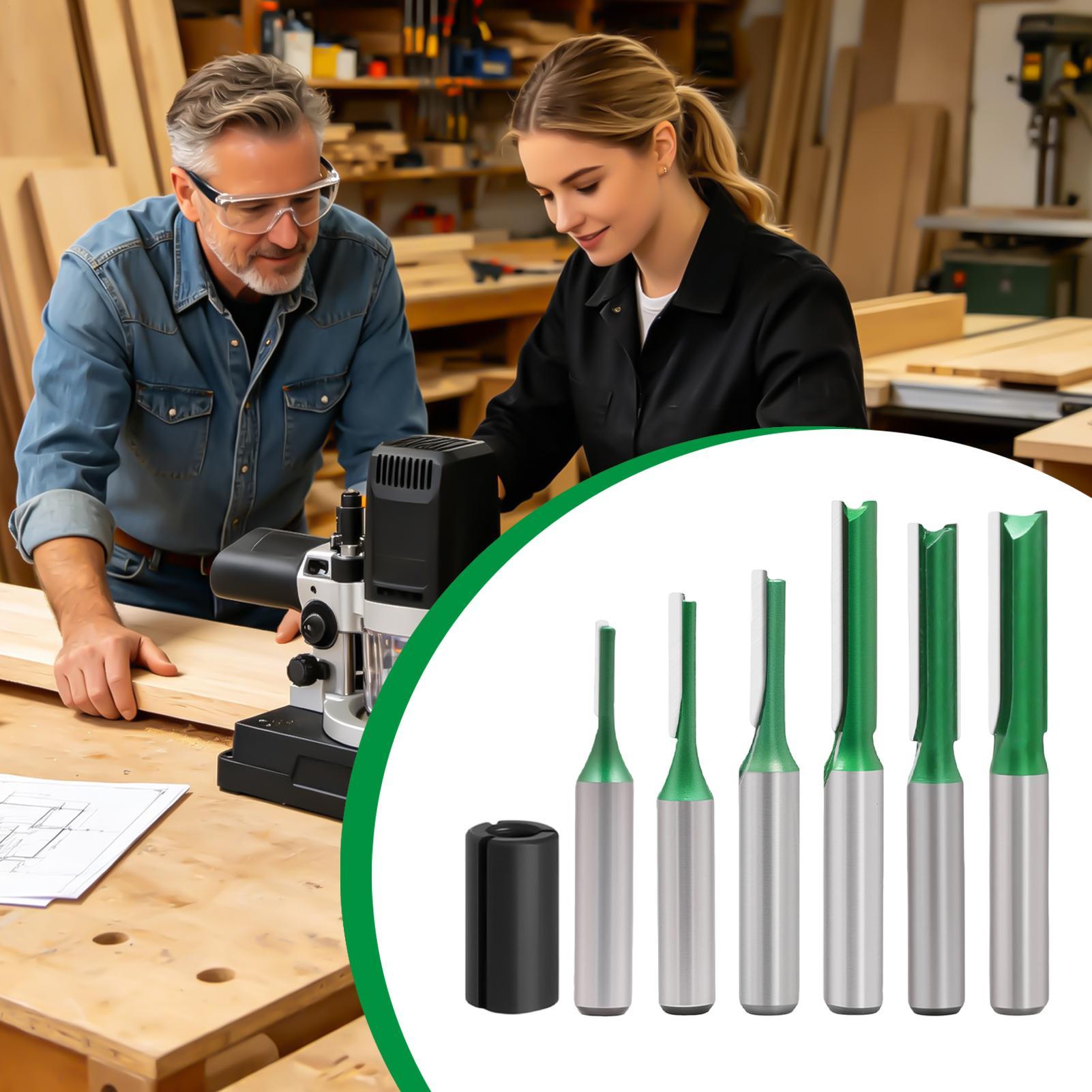 Straight Router Bit 0.3 Inch S - огляд і ціна Woodworking Groove
