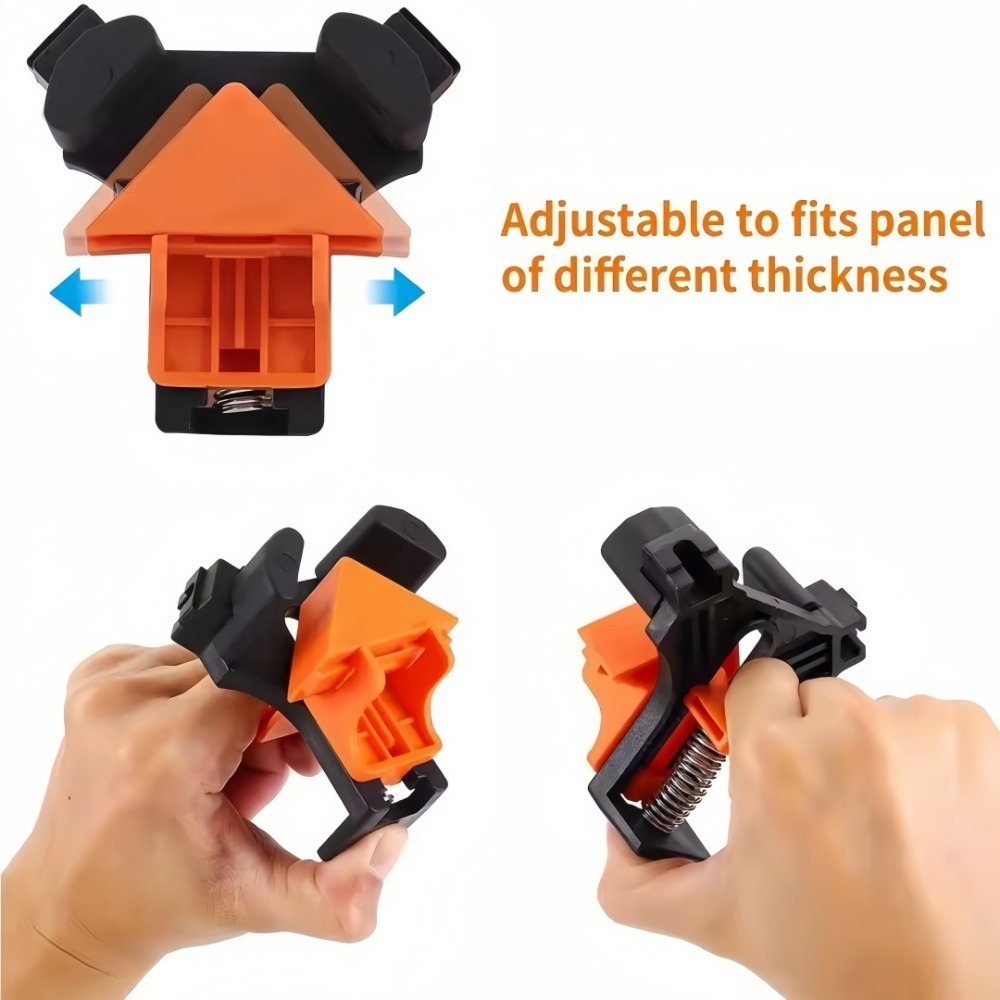 4pcs 90° Right Angle Clamp Fix - огляд і ціна Woodworking Groove
