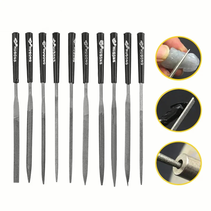 WEELEE 10pcs Metal Needle File - огляд і ціна Woodworking Files And Rasps