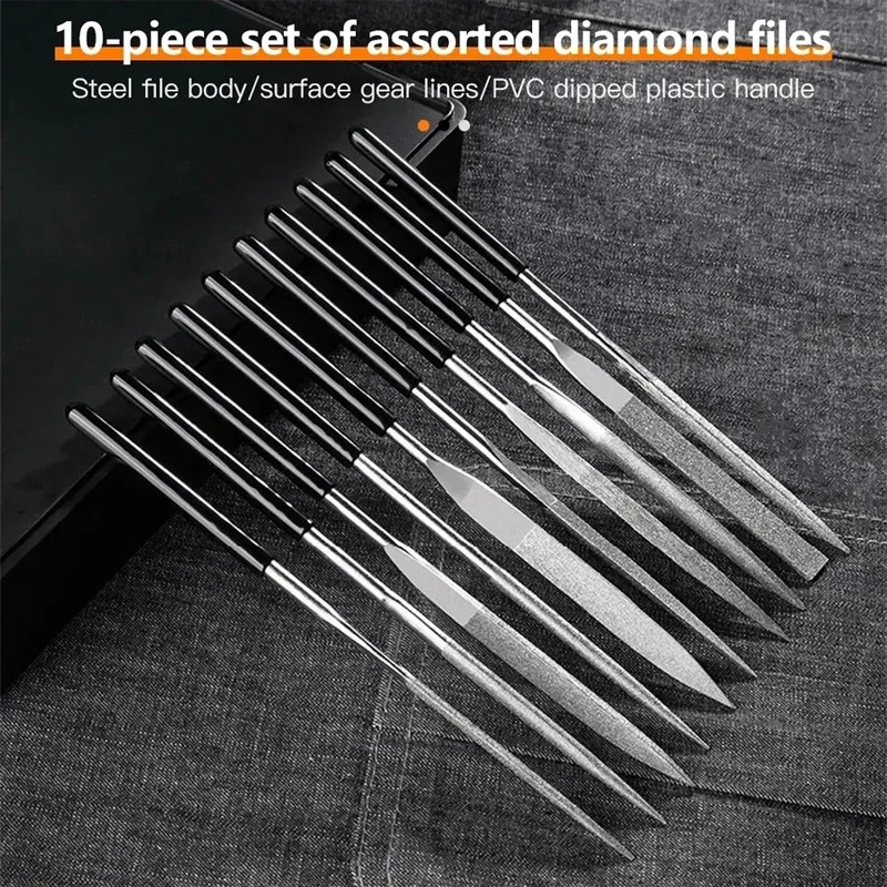 WEELEE 10pcs Metal Needle File - огляд і ціна Woodworking Files And Rasps