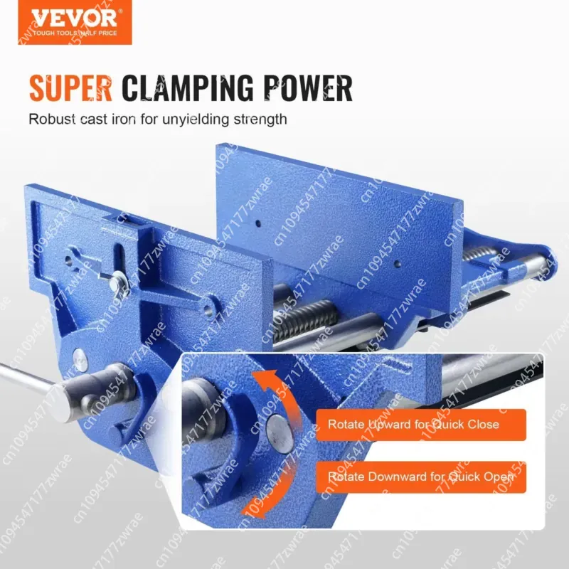 13 Inch Heavy-Duty Cast Iron W - огляд і ціна Woodworking Quick Release Vise
