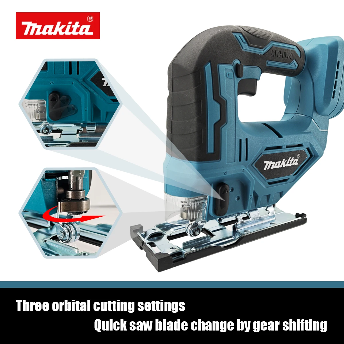 Makita DJV182Z Cordless Barrel - огляд і ціна Woodworking Jigsaw