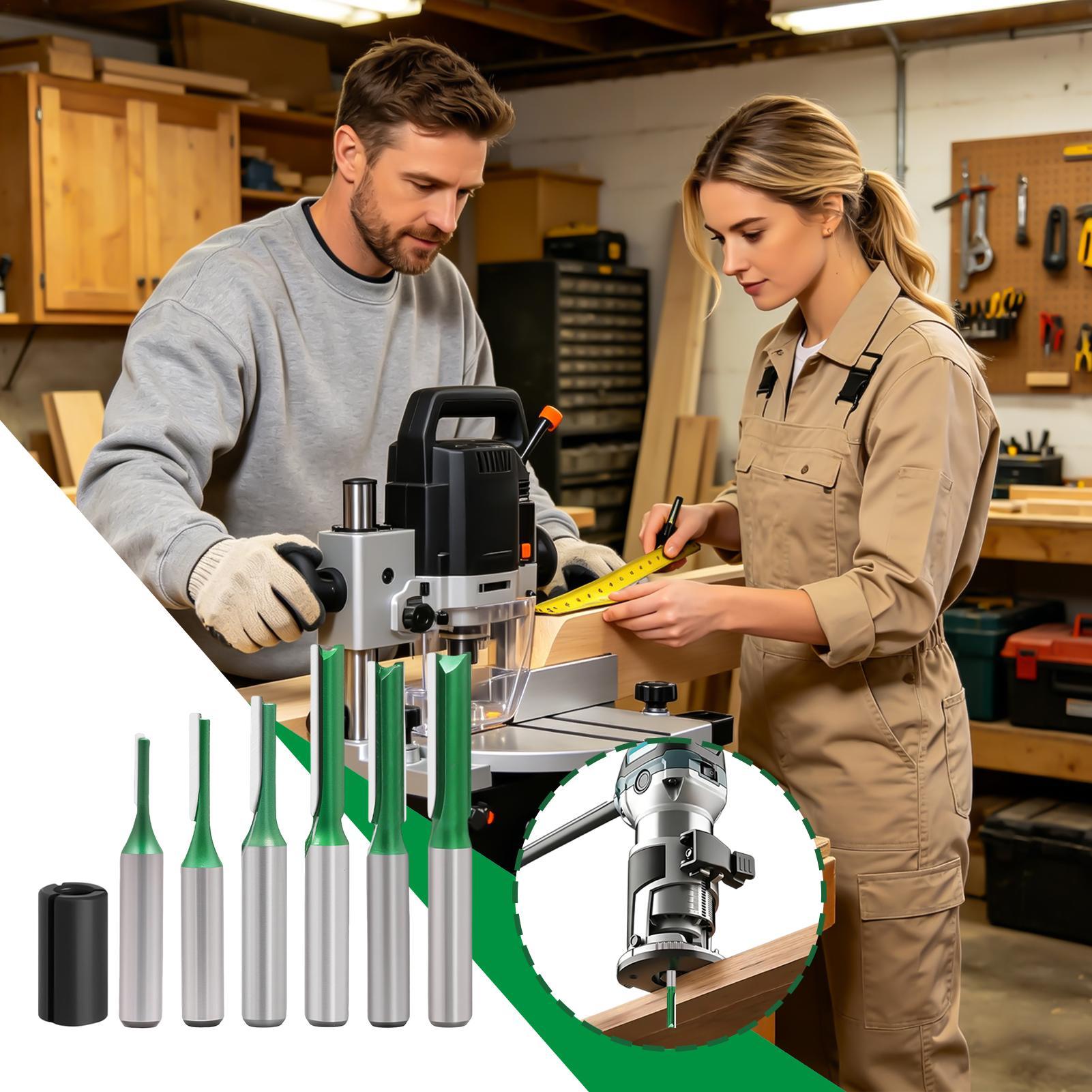 Straight Router Bit 8mm Shank  - огляд і ціна Woodworking Groove