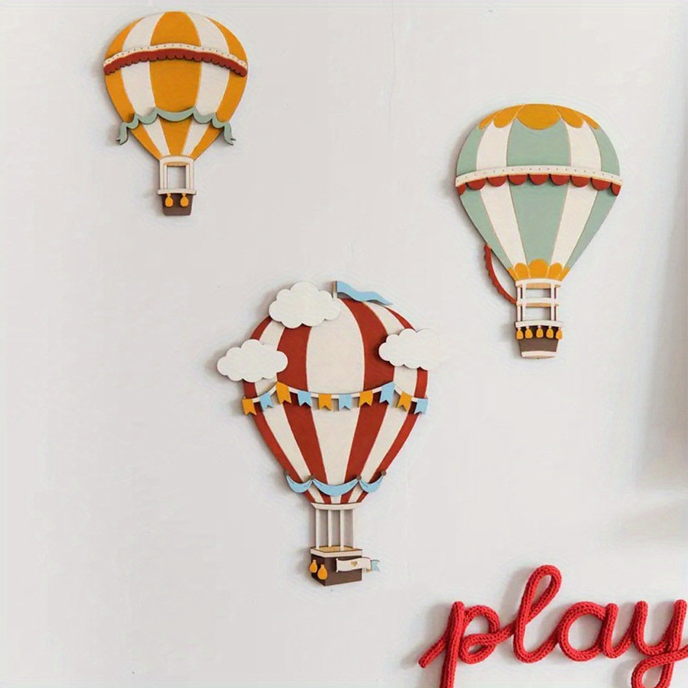 3D Wooden Hot Air Balloon Deco - огляд і ціна Woodworking Room