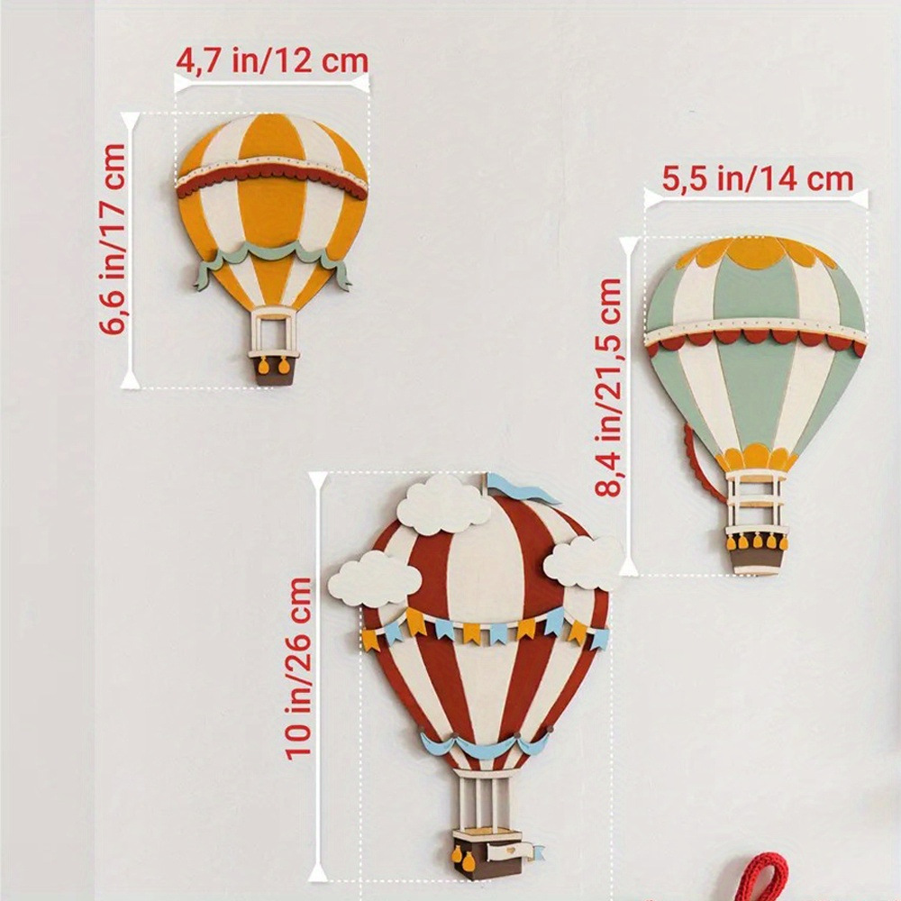 3D Wooden Hot Air Balloon Deco - огляд і ціна Woodworking Room