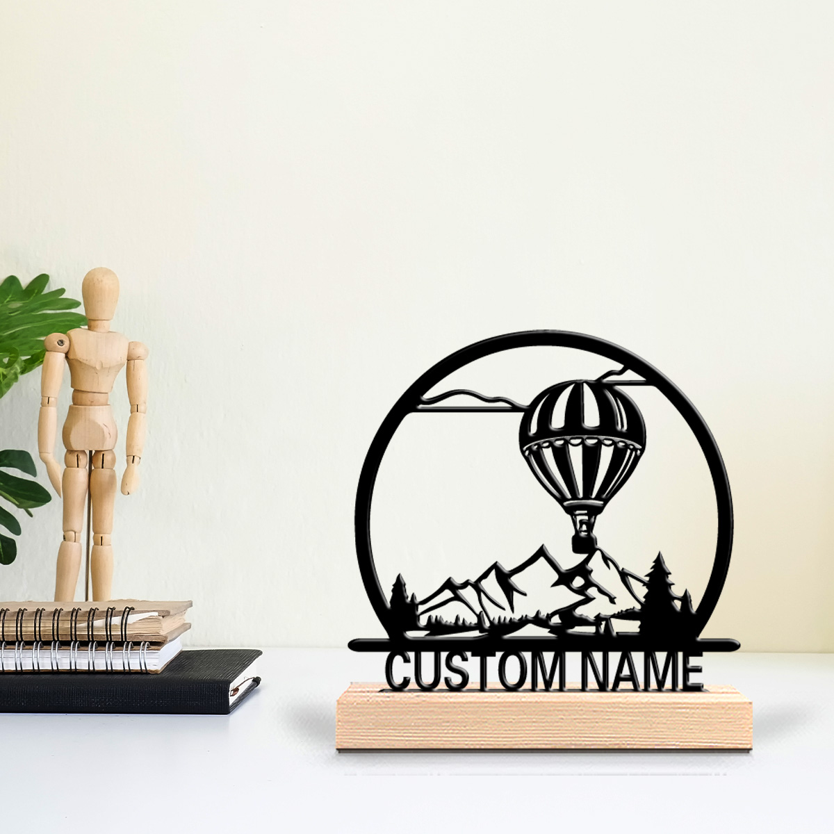 1pc Hot air balloon Customized - огляд і ціна Wood Woodworking