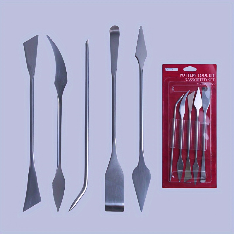 5-Piece Set of Stainless Steel - огляд і ціна Card Scraper Steel