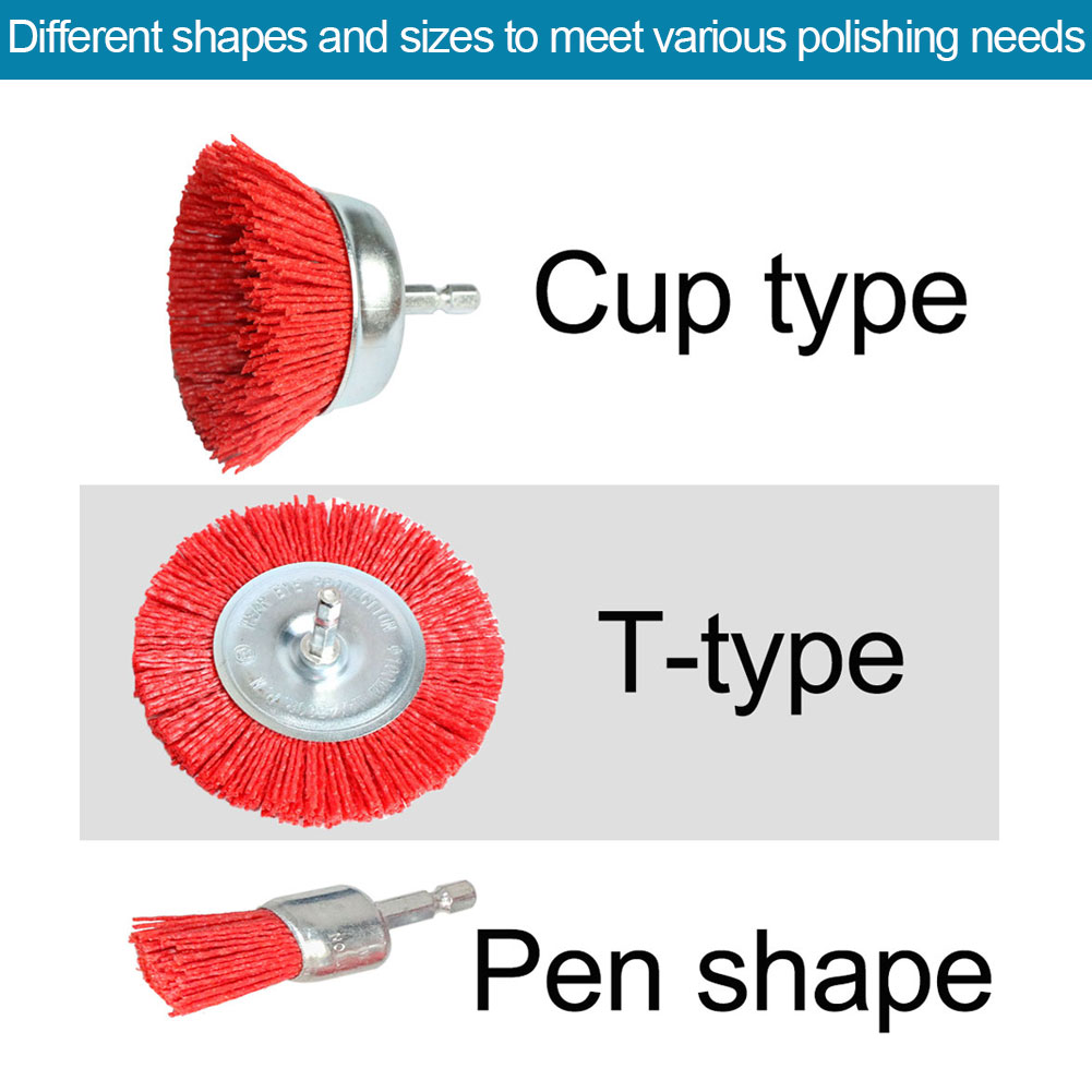 Nylon Cup Brush Abrasive Wire  - огляд і ціна Woodworking Drill