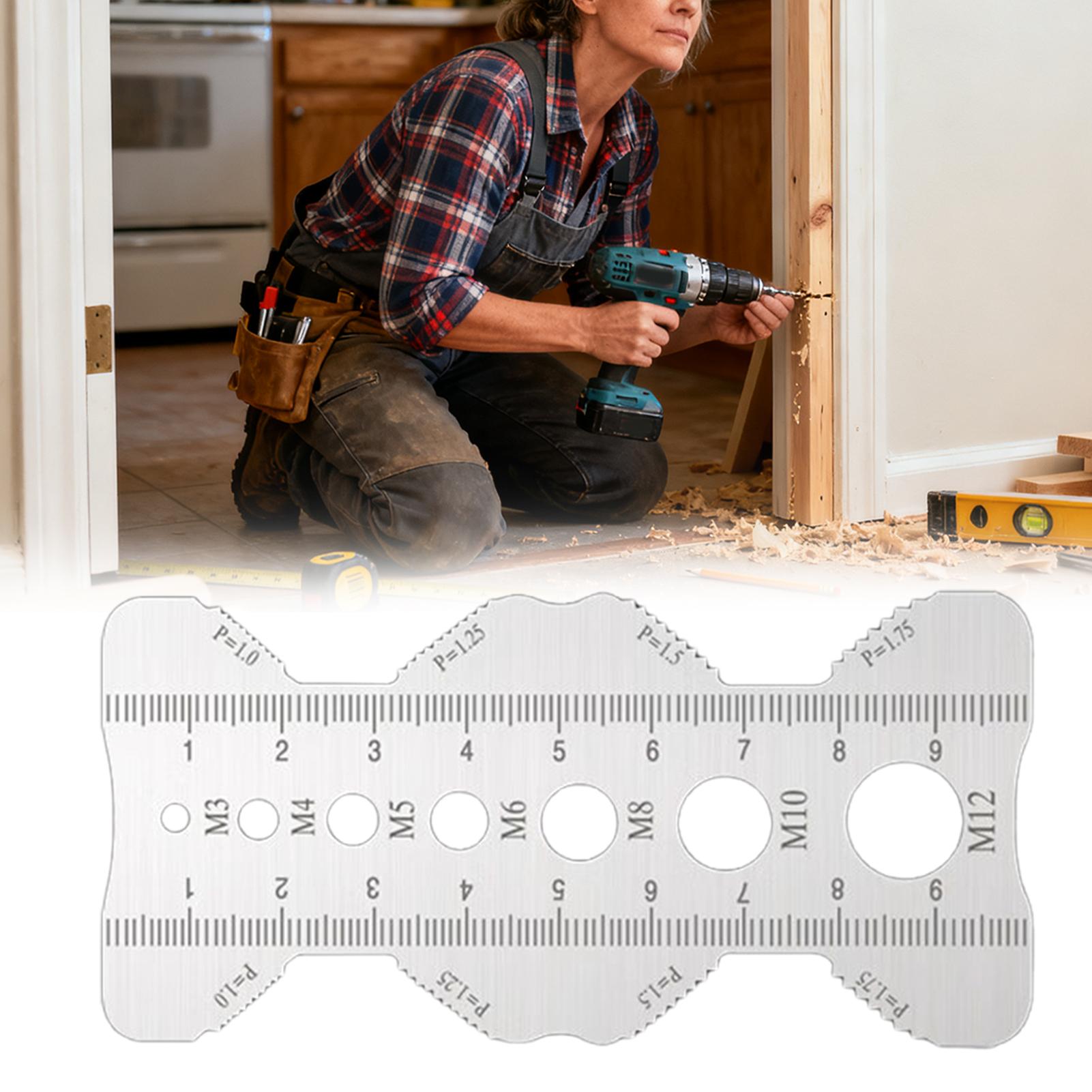 Screw Size Gauge Portable Pitc - огляд і ціна Woodworking For Engineers