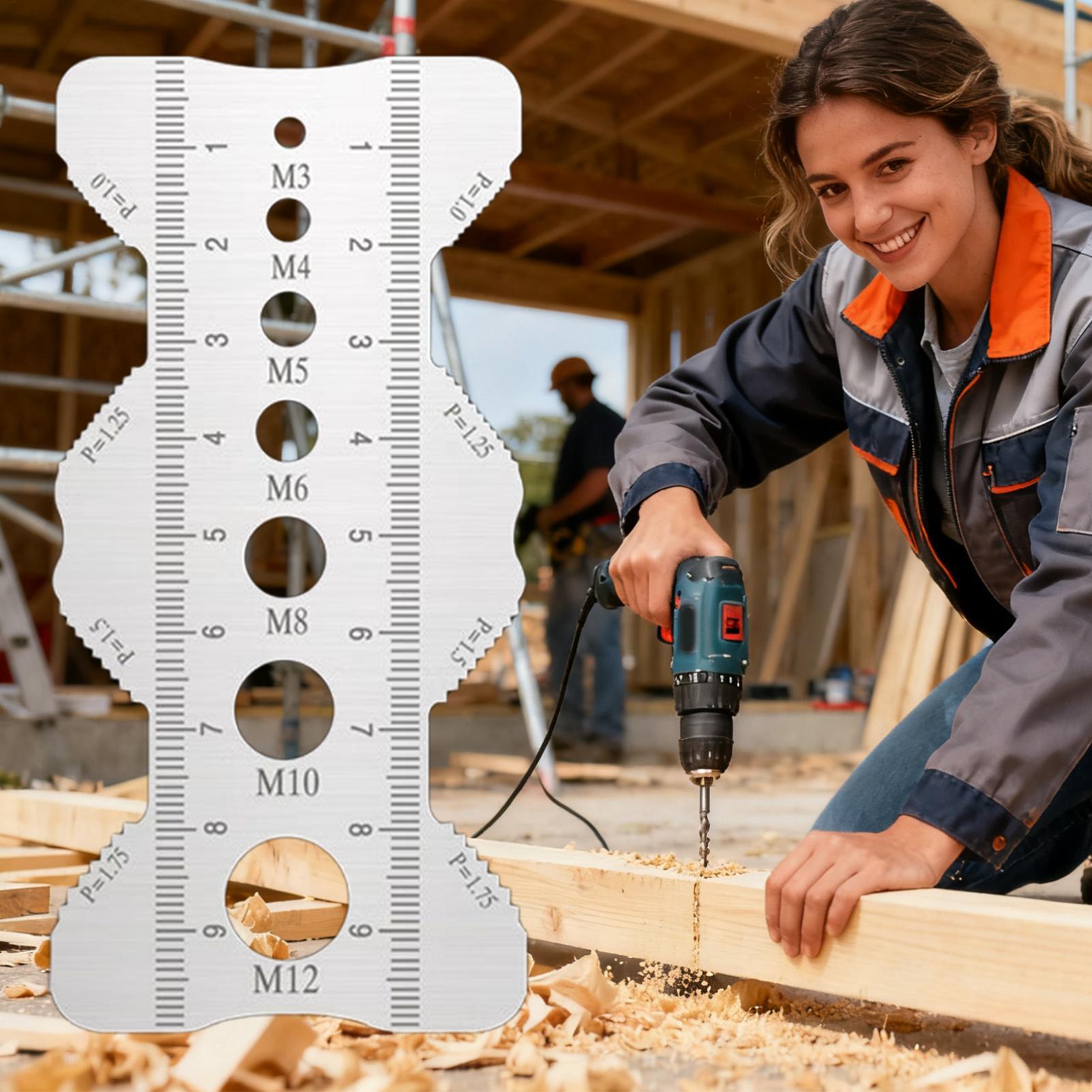 Screw Size Gauge Portable Pitc - огляд і ціна Woodworking For Engineers