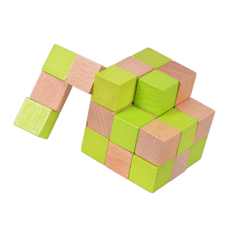 Wooden Snake Cube Puzzle IQ Lo - огляд і ціна Woodworking For Beginners