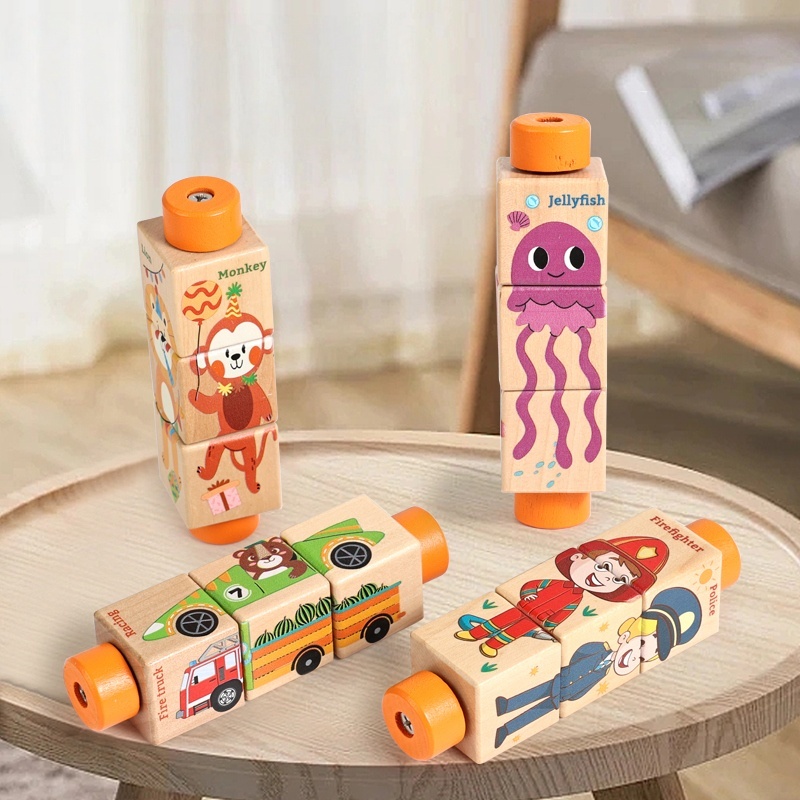 Baby Wooden Rotating Jigsaw Pu - огляд і ціна Woodworking Jigsaw