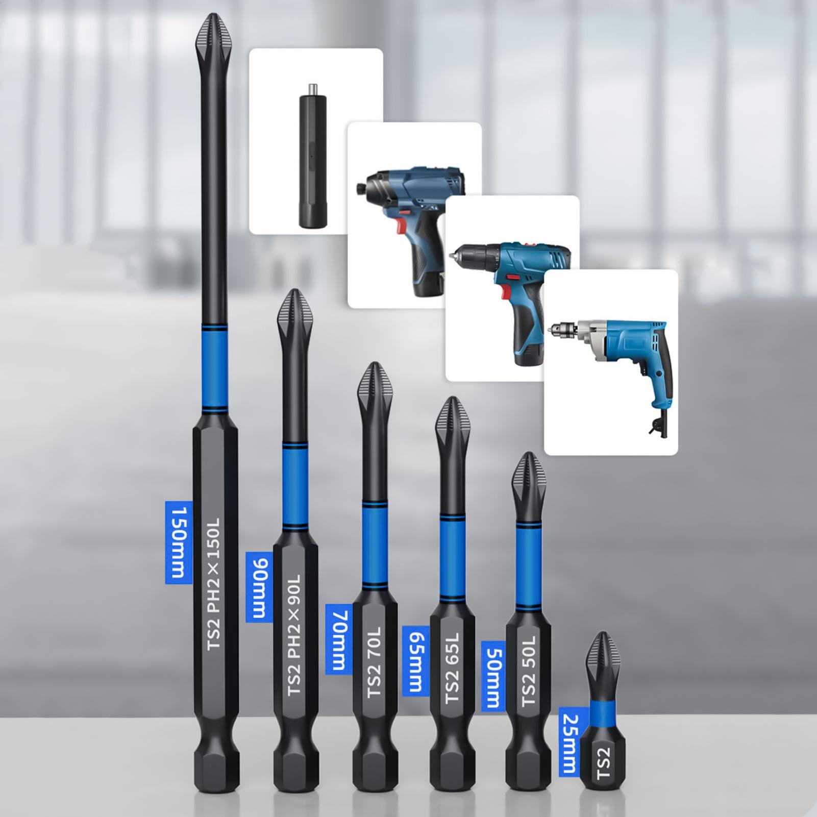 Drill Screwdriver Bit Set 6-Pi - огляд і ціна Woodworking Drill Bits
