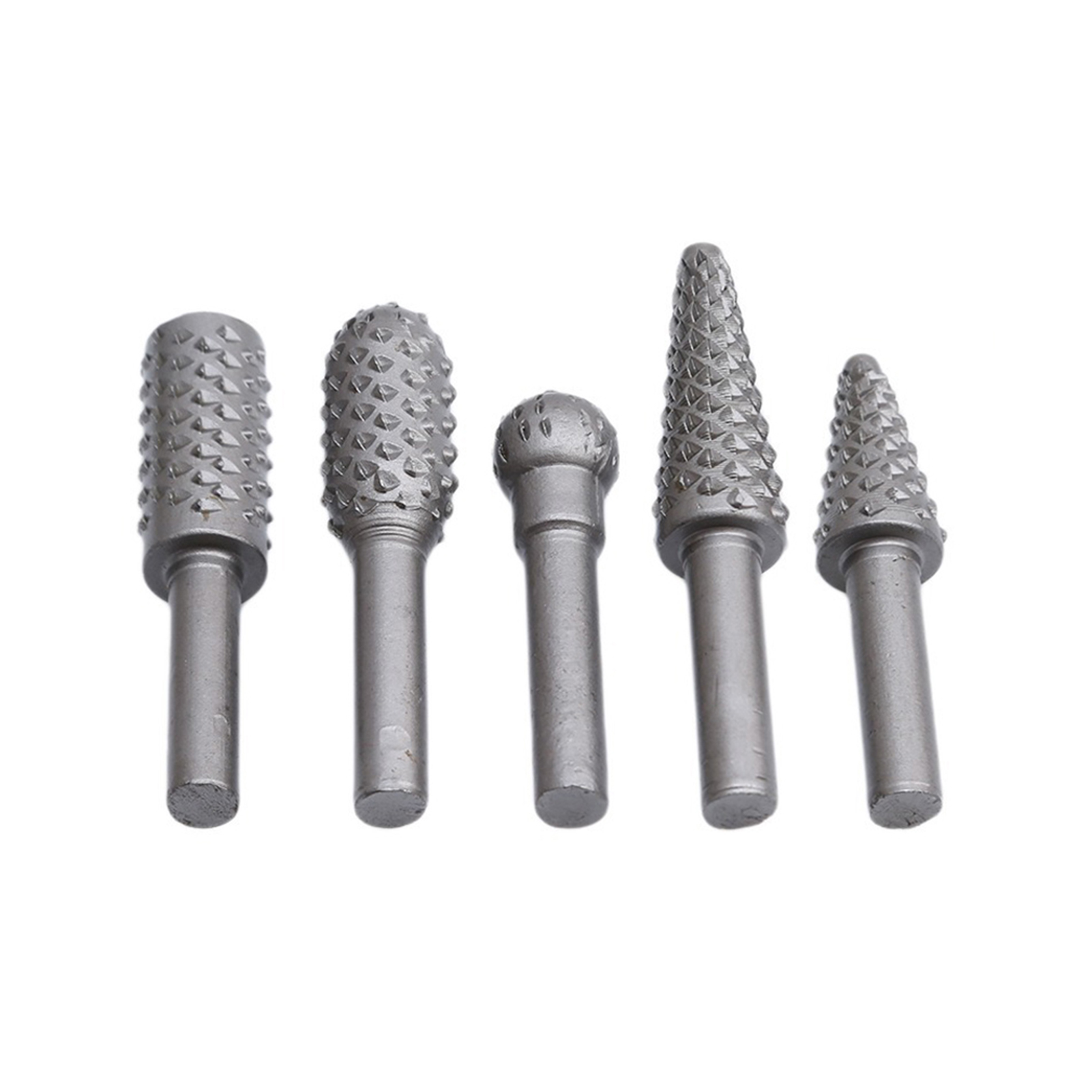 5Pcs Rotary Burr Rasp Woodwork - огляд і ціна Woodworking Drill Bits