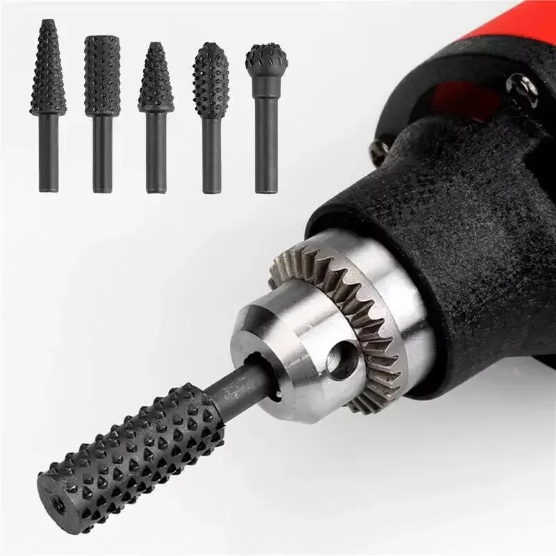 5pcs Rasp File Drill Bits Rasp - огляд і ціна Woodworking Files And Rasps
