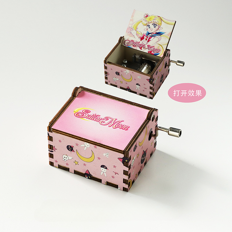 Sailor Mooned Theme Music Box  - огляд і ціна Wood Woodworking