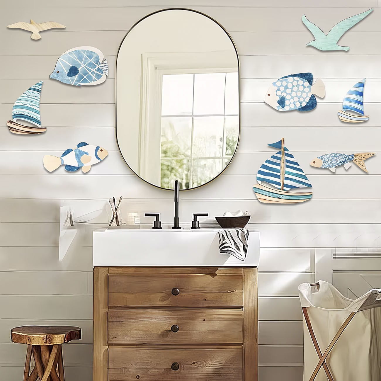 9Pcs Tropical Fish Seagull Sai - огляд і ціна Woodworking Room