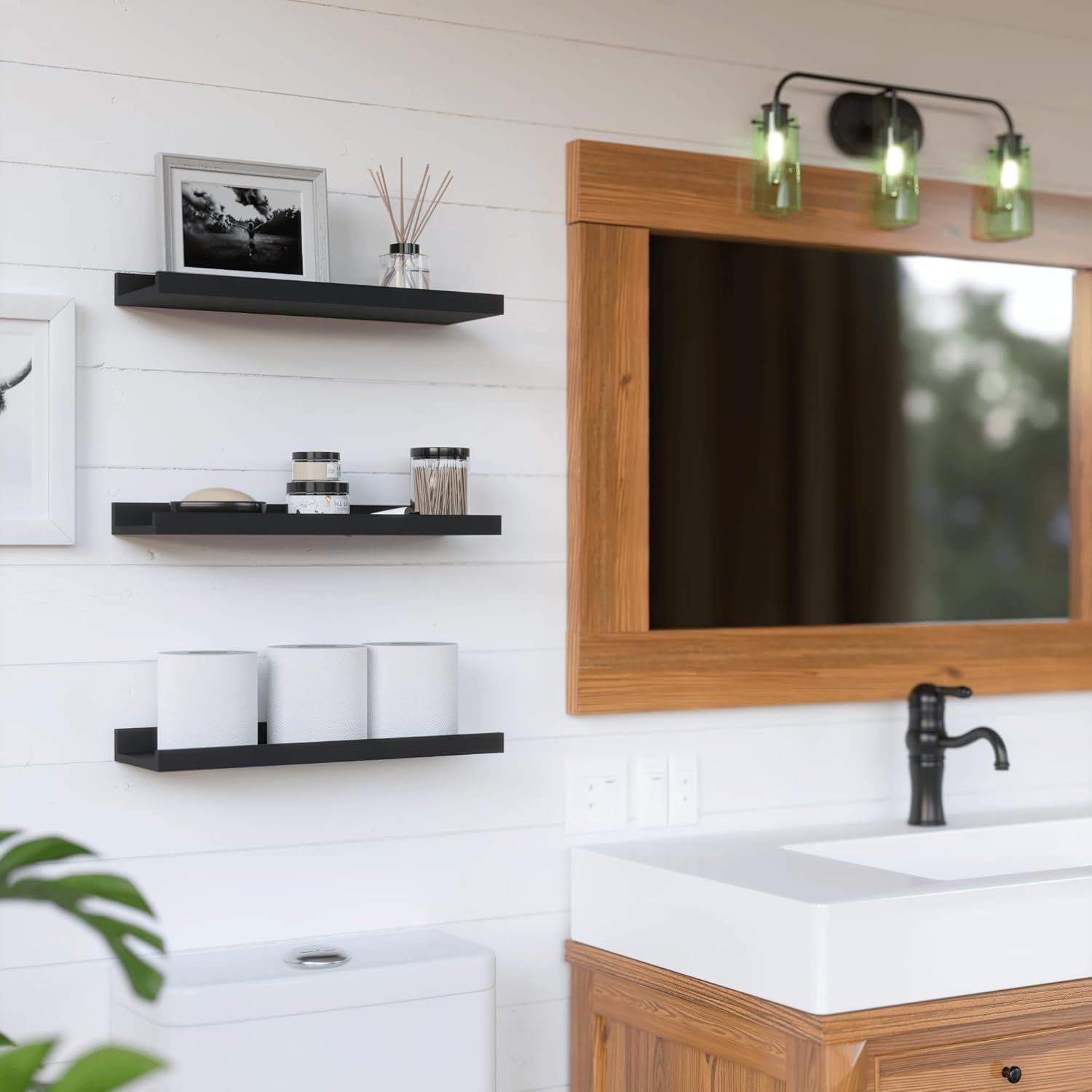 Creative wall storage rack 2-p - огляд і ціна Woodworking Room
