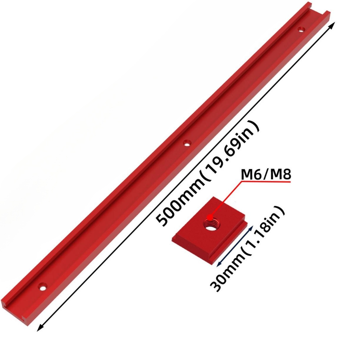 T30 Track 50cm Aluminium T-Sli - огляд і ціна Woodworking Jigsaw