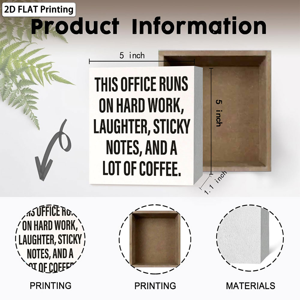 Office Coffee Quote Box Sign 5 - огляд і ціна Woodworking Quotes Funny