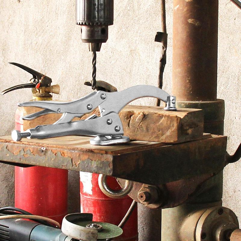 Drill Press Locking Clamp 9 In - огляд і ціна Woodworking Quick Release Vise