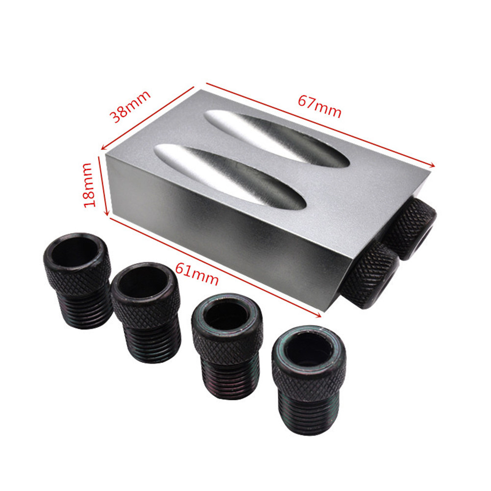 34pcs Oblique Hole Drill Set 1 - огляд і ціна Woodworking Drill Bits