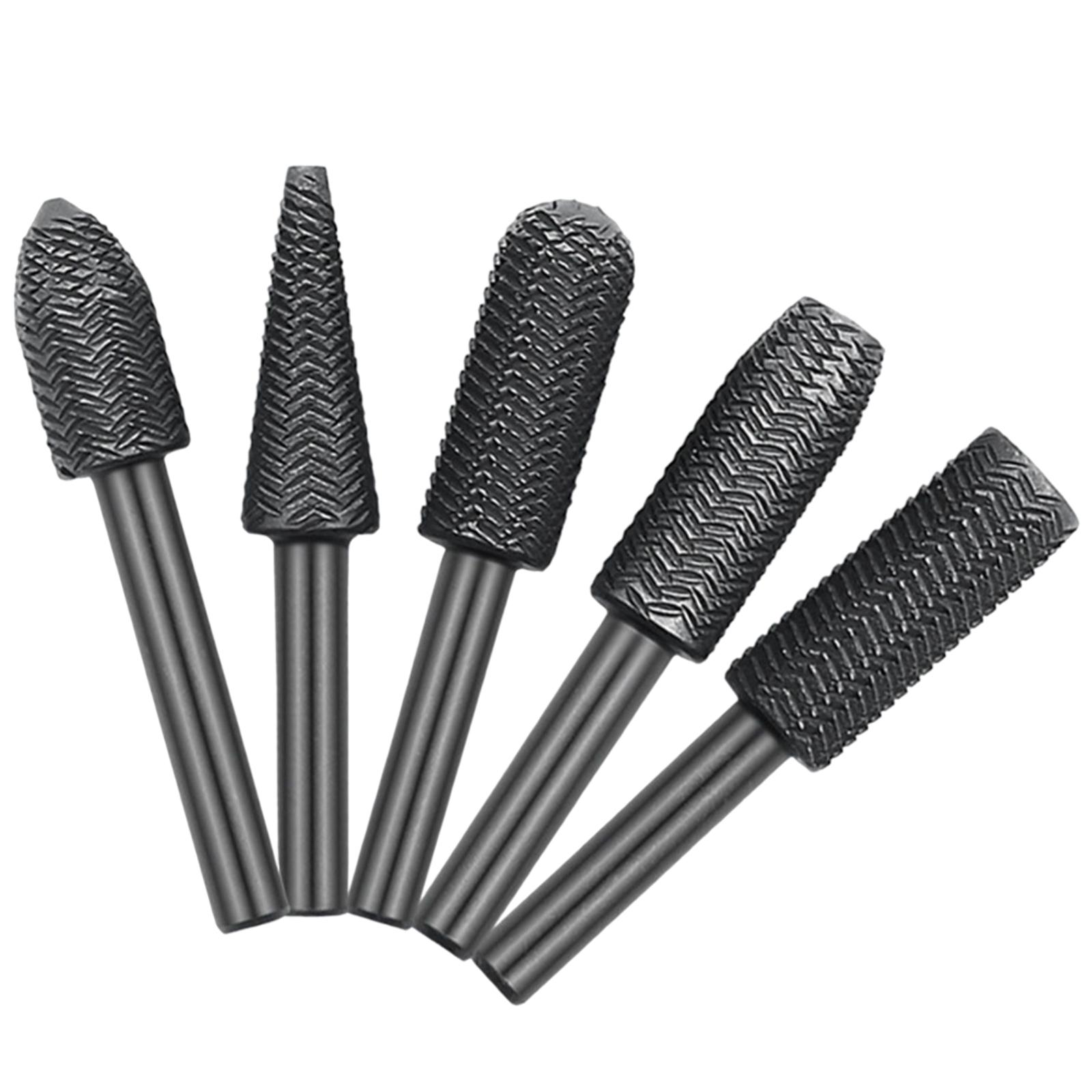 5x Steel Rotary Burr Set Carvi - огляд і ціна Woodworking Files And Rasps