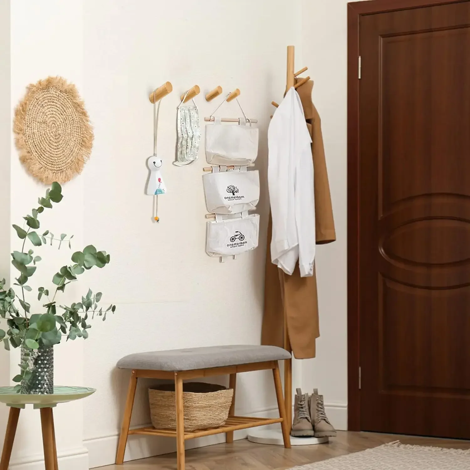 Wall Mounted Wooden Hooks for  - огляд і ціна Woodworking Room