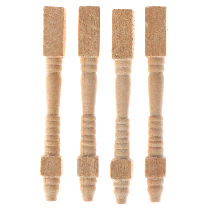 4Pcs 1:12 Dollhouse Miniature  - огляд і ціна Wood Woodworking