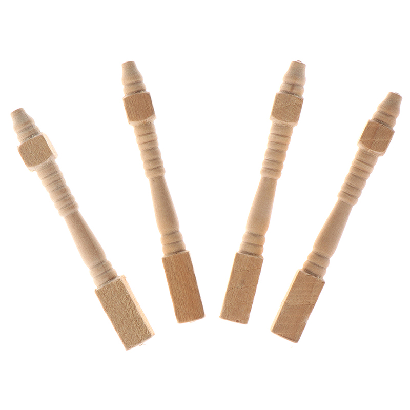 4Pcs 1:12 Dollhouse Miniature  - огляд і ціна Wood Woodworking